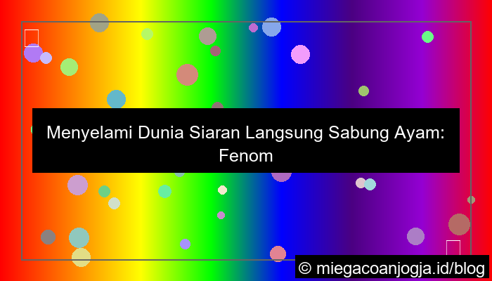 siaran langsung sabung ayam