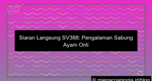 siaran langsung sv388