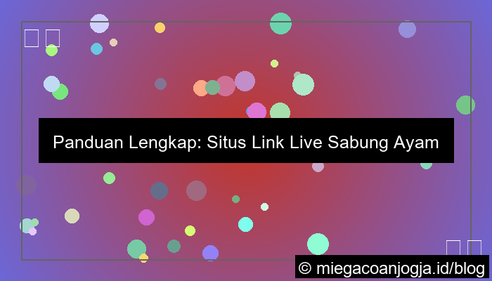 visual situs link live sabung ayam