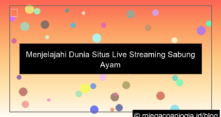 ilustrasi situs live streaming sabung ayam