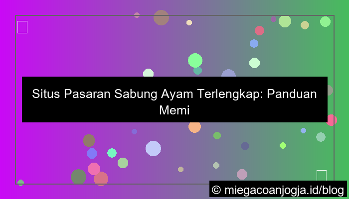 visual situs pasaran sabung ayam terlengkap