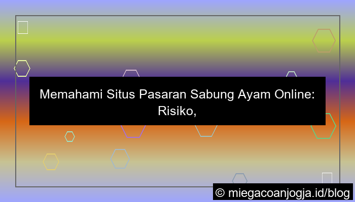 situs pasaran sabung ayam