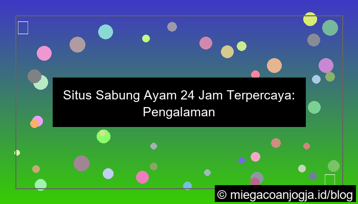 desain situs sabung ayam 24 jam