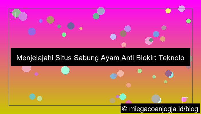 ilustrasi situs sabung ayam anti blokir