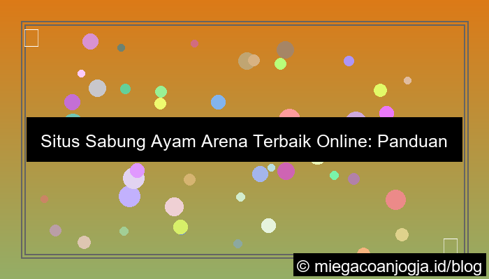 situs sabung ayam arena terbaik