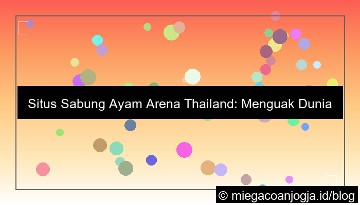 situs sabung ayam arena thailand