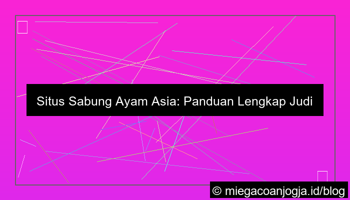 situs sabung ayam asia