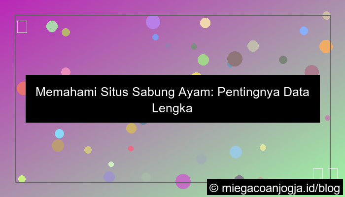 desain situs sabung ayam data lengkap