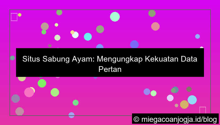 grafik situs sabung ayam data pertandingan