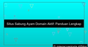 situs sabung ayam domain aktif