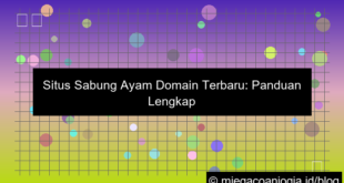 situs sabung ayam domain terbaru