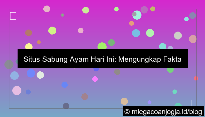 visual situs sabung ayam hari ini