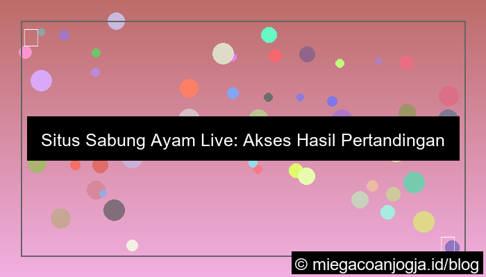 grafik situs sabung ayam hasil live