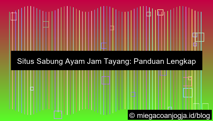 situs sabung ayam jam tayang