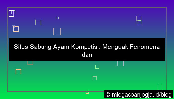 grafik situs sabung ayam kompetisi