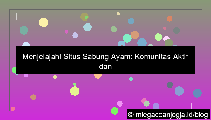 grafik situs sabung ayam komunitas aktif