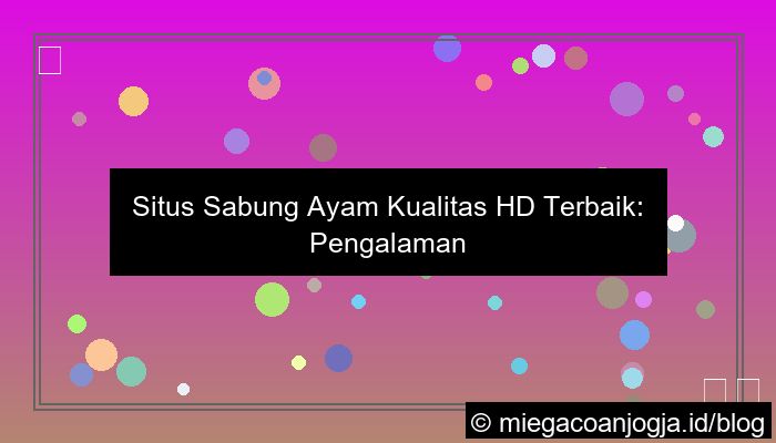 situs sabung ayam kualitas hd