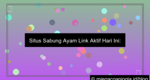 situs sabung ayam link aktif hari ini