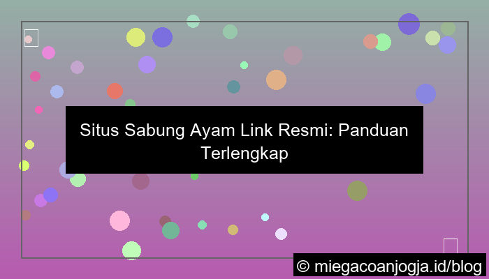 situs sabung ayam link resmi