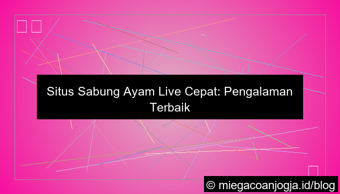 situs sabung ayam live cepat