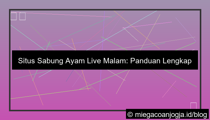 situs sabung ayam live malam