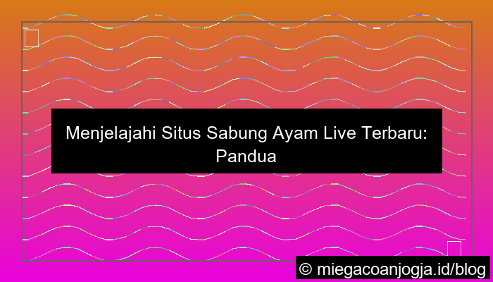grafik situs sabung ayam live terbaru