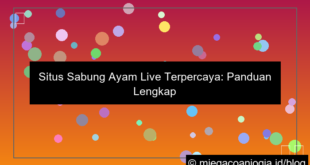 desain situs sabung ayam live terpercaya