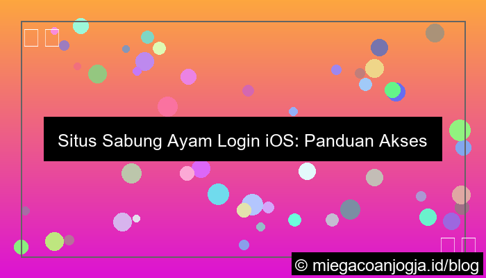 situs sabung ayam login ios