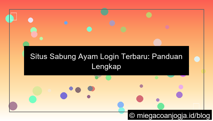 situs sabung ayam login terbaru