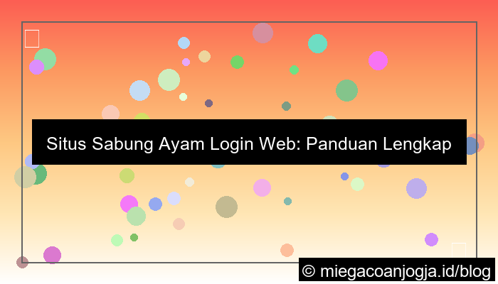 situs sabung ayam login web