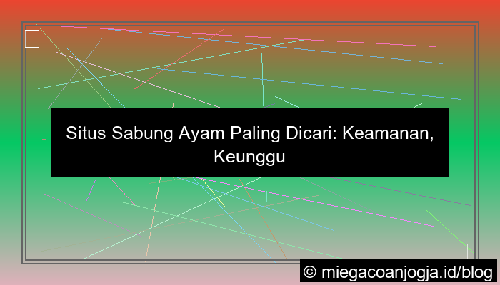 grafik situs sabung ayam paling dicari