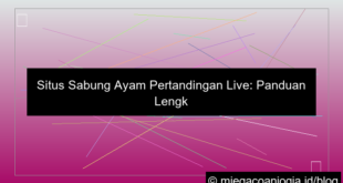 situs sabung ayam pertandingan live