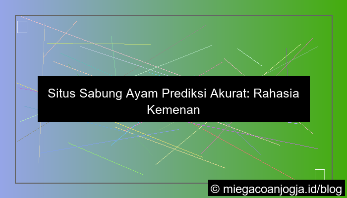visual situs sabung ayam prediksi akurat