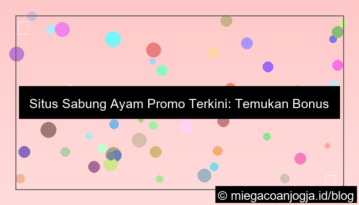 situs sabung ayam promo