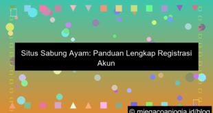 ilustrasi situs sabung ayam registrasi akun