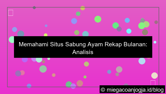 gambar situs sabung ayam rekap bulanan