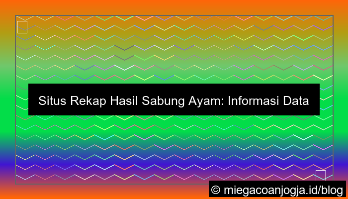 desain situs sabung ayam rekap hasil