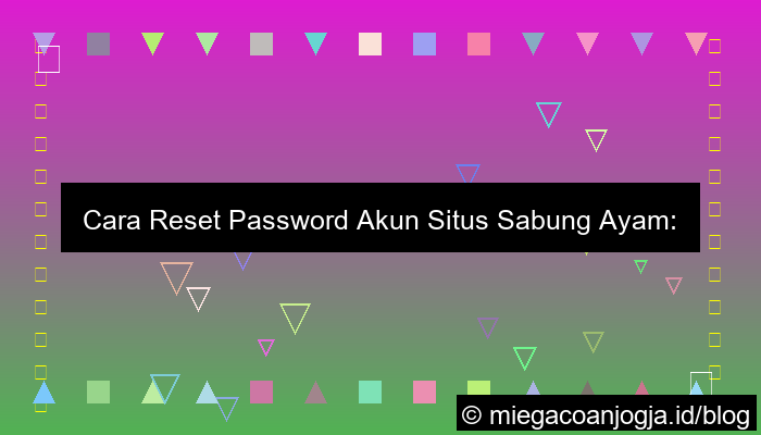 gambar situs sabung ayam reset password