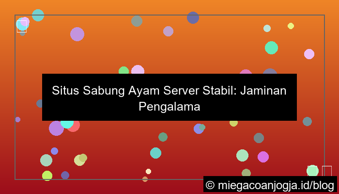 situs sabung ayam server stabil