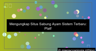 situs sabung ayam sistem terbaru