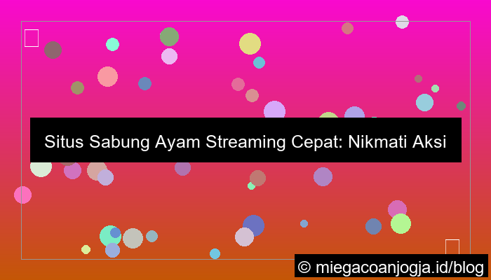 situs sabung ayam streaming cepat