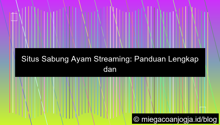 grafik situs sabung ayam streaming