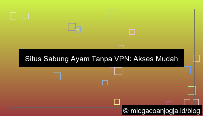 situs sabung ayam tanpa vpn