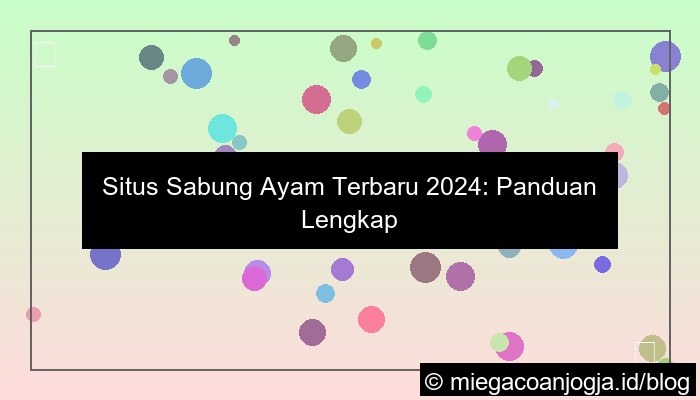 grafik situs sabung ayam terbaru
