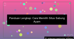 situs sabung ayam terpercaya indonesia