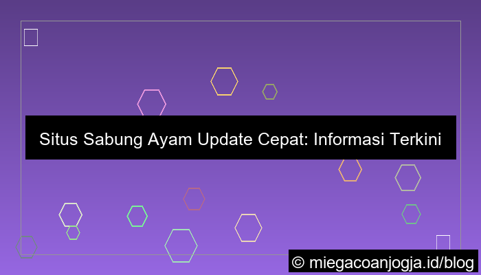 ilustrasi situs sabung ayam update cepat