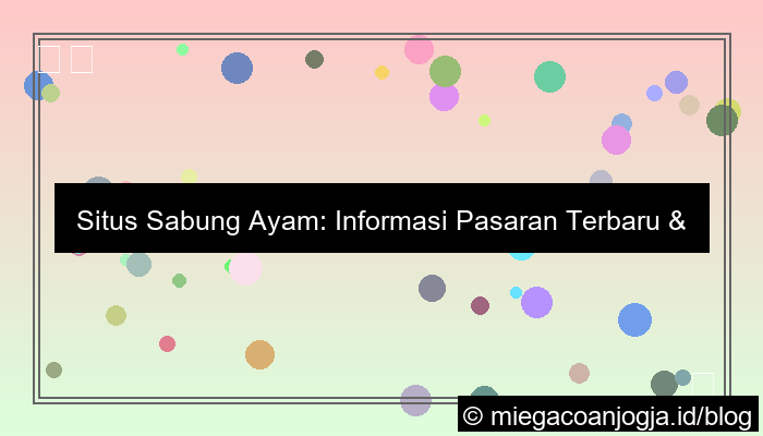desain situs sabung ayam update pasaran