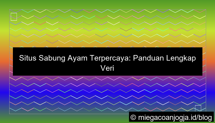 situs sabung ayam verifikasi akun