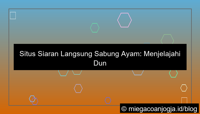 visual situs siaran langsung sabung ayam