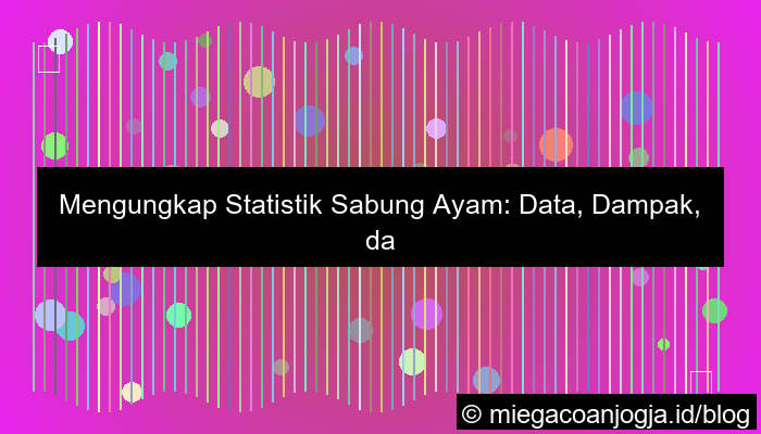 statistik sabung ayam